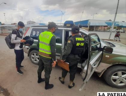 Personal policial en el lugar del atropello /LA PATRIA