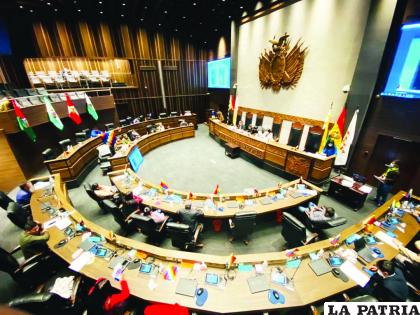 Sesión de la Cámara de Senadores /RRSS