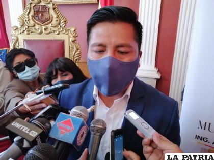 Alcalde Adhemar Wilcarani /LA PATRIA