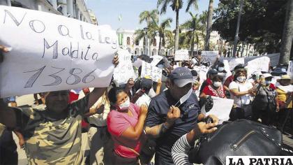 Esta protesta comenzará el 8 de noviembre /EL DEBER