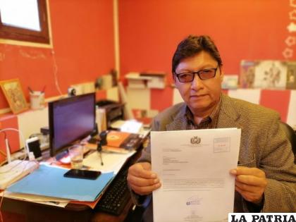 El diputado de CC, Orlando Valdez /LA PATRIA