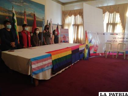 Inauguración de la VII Cumbre Nacional LGBTI en Oruro /LA PATRIA