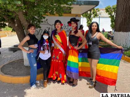 Marcha recorrió las calles de la ciudad /COALICIÓN LGBTI