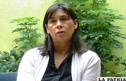 Vocal del TSE Rosario Baptista /Erbol Archivo