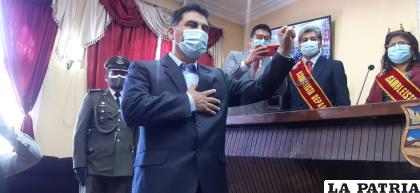 En mayo de este año Johnny Vedia asumió el mando de la Gobernación /LA PATRIA Archivo