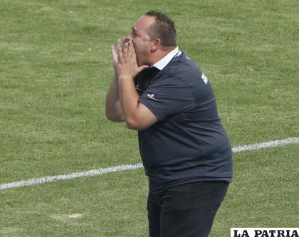 David Perdiguero entrenador de Real Santa Cruz /APG
