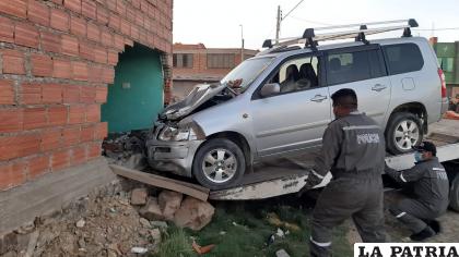 El infractor dejó un hueco en la casa /LA PATRIA