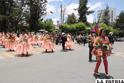Oruro bailó al ritmo de la morenada en el “Día de los Mercados” /LA PATRIA