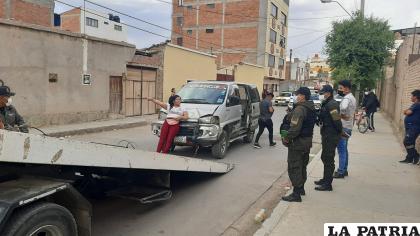 Vecinos fueron testigos del escándalo /LA PATRIA