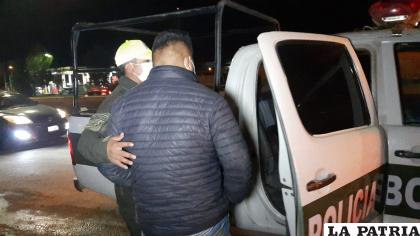 El conductor fue trasladado a dependencias policiales /LA PATRIA