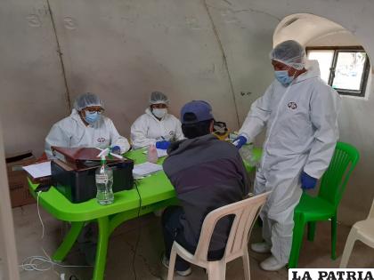 Existe interés de los visitantes para realizarse la prueba antígeno nasal /LA PATRIA