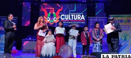 Ganadores del concurso “Aquí Cantan los Niños” /LA PATRIA