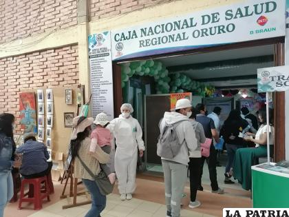 Stand de la CNS tiene una buena aceptación de la población /CNS