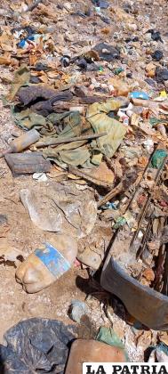 El cadáver estaba entre la basura y las botellas pet sobre el lago Uru Uru /LA PATRIA