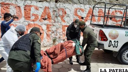 El cuerpo fue trasladado a la morgue del Cementerio General /LA PATRIA