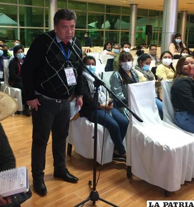El presidente de la Asociación de Periodistas de Santa Cruz, Roberto Méndez /APSC
