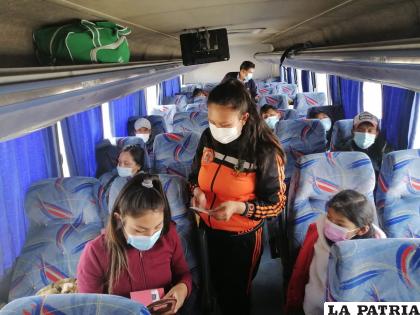 Operativos de control en las flotas /LA PATRIA