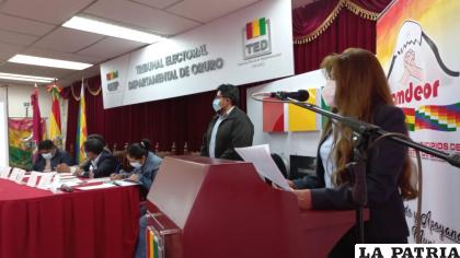 La actividad se efectuó en el Tribunal Electoral /TEDO