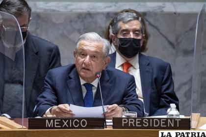 El presidente de México, Andrés Manuel López Obrador /Foto ONU /Eskinder Debebe vía AP