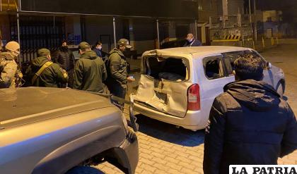 El lugar donde ocurrió la balacera /Min. Defensa