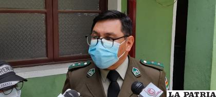 El teniente coronel Ocampo brindó los detalles del atropello en Challapata /LA PATRIA