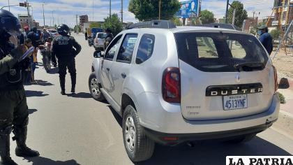 El vehículo recibió el choque en la parte lateral /LA PATRIA