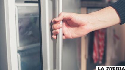La mujer encontró el cadáver en el refrigerador /Foto Referencial
