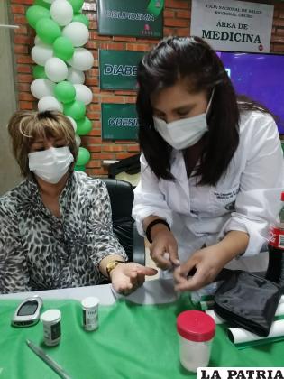 La Caja realiza controles para detectar casos de pre diabetes o diabetes /CNS