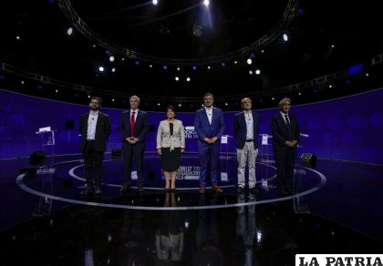 Candidatos presidenciales chilenos /AP Foto /Esteban Felix, Pool