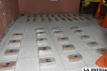 En los últimos operativos se logró secuestrar marihuana y cocaína /Felcn