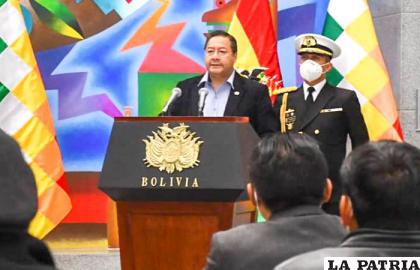 Presidente Luis Arce /ABI