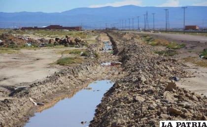 En tiempos de lluvia este río suele desbordarse afectando a la ciudad de Oruro y Soracachi /GAMO