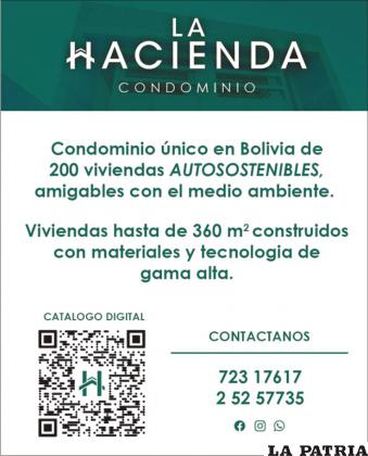 Condominio La Hacienda, proyecto
amigable con el medioambiente