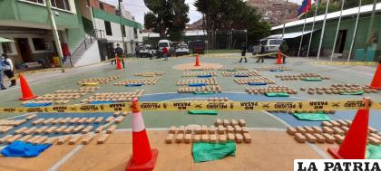Tras el accidente, se logró secuestrar más de 649 kilos de droga /LA PATRIA