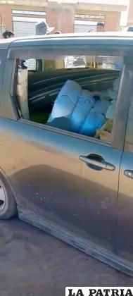 La víctima manejaba un vehículo “chuto” y con fardos de ropa usada /Captura de video