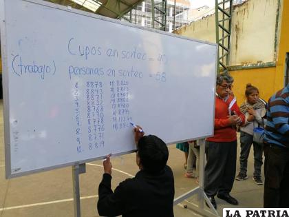 El sorteo de cupos se desarrollará la siguiente semana /LA PATRIA ARCHIVO