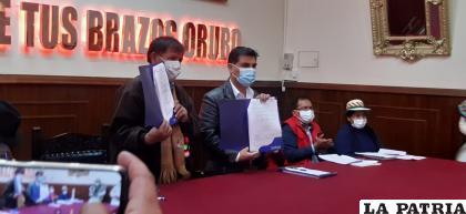 Ayer se firmó el convenio para el financiamiento del proyecto /LA PATRIA
