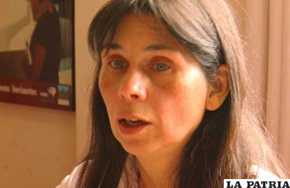 La exvocal del Tribunal Supremo Electoral (TSE), Rosario Baptista /ARCHIVO