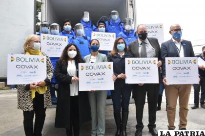 Bolivia recibió una segunda donación de vacunas del gobierno de Francia /APG