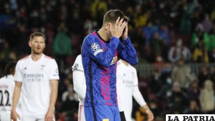 Con el empate ante Benfica, Barcelona la tiene difícil para clasificar /everardoherrera.com
