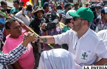 El presidente Rómulo Calvo está bajo el “ojo de la justicia” /ERBOL
