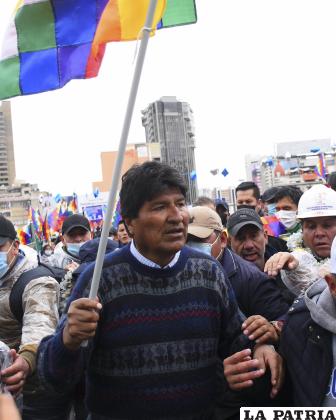 Evo Morales tuvo guardia personal /APG