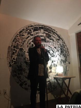 Benjamín Chávez durante la lectura inaugural / FIP
