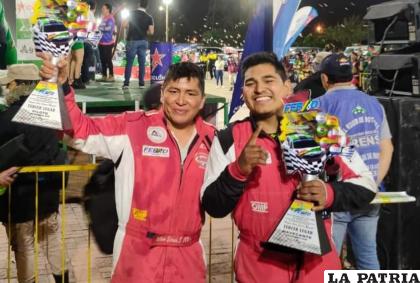 Los orureños Estrada y Cabrera serán parte de los premiados de este año /Mario Roque