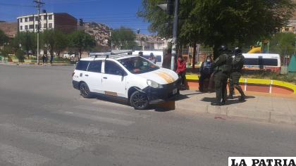 El incidente sucedió en inmediaciones de YPFB /LA PATRIA