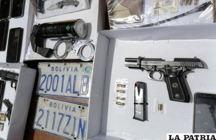 Objetos encontrados en la investigación / Erbol
