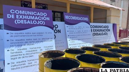 Los basureros fueron adaptados de turriles /LA PATRIA