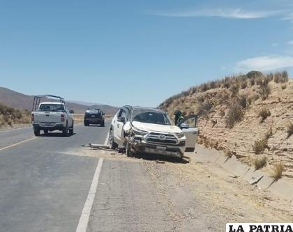 El coche fue abandonado en la ruta por el conductor que se cree manejaba ebrio /Tránsito
