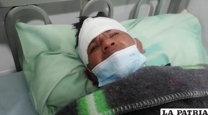 El periodista agredido, Mario Rocabado /Fuente RR.SS.