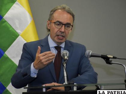 El vocero presidencial Jorge Richter /APG